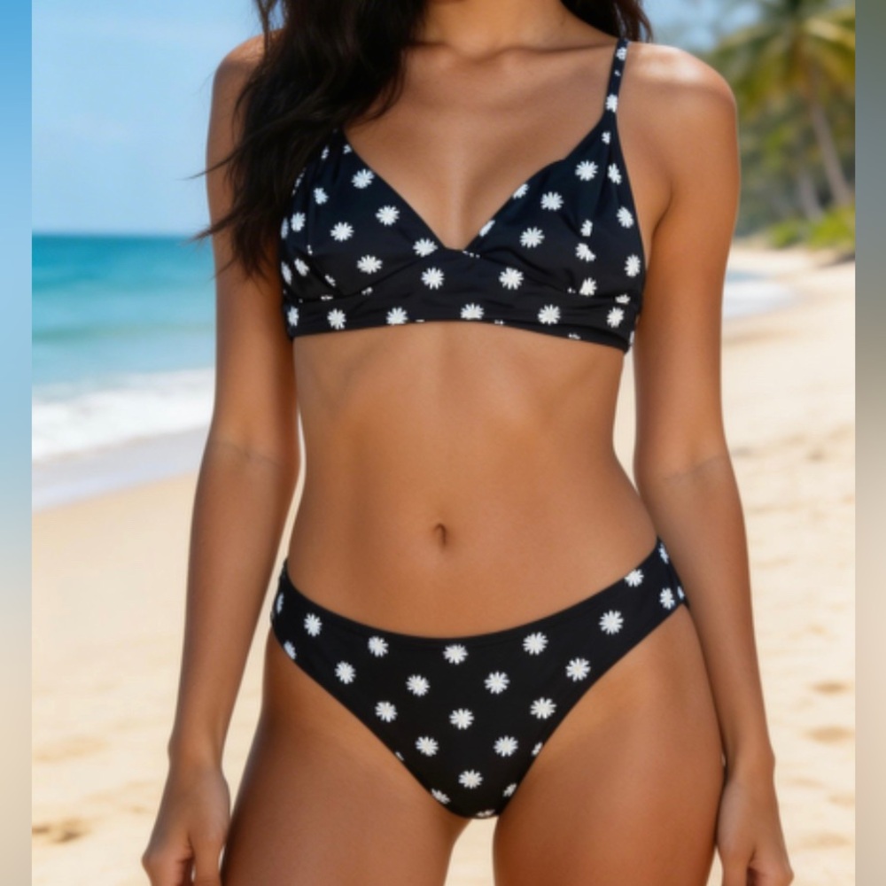 Bikini Size M with Daisy Print